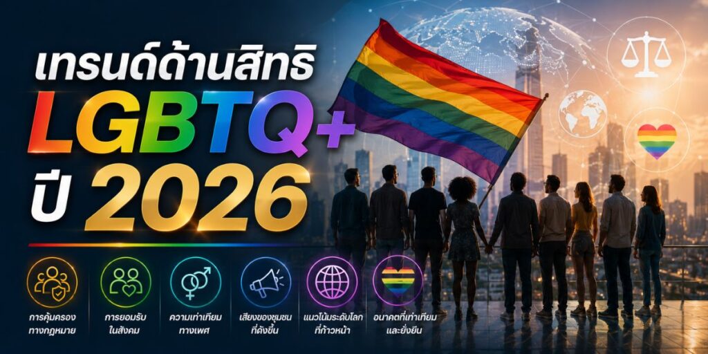 เทรนด์ด้านสิทธิ LGBTQ+ ปี 2026