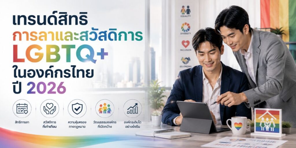 เทรนด์สิทธิการลาและสวัสดิการ LGBTQ+ ในองค์กรไทย ปี 2026