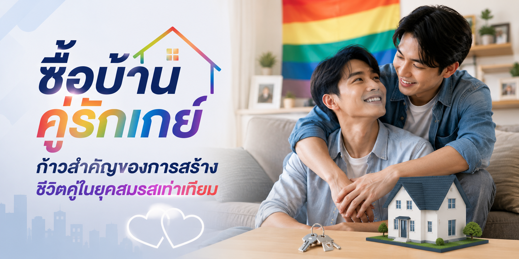 ซื้อบ้านคู่รักเกย์ ก้าวสำคัญของการสร้างชีวิตคู่ในยุคสมรสเท่าเทียม
